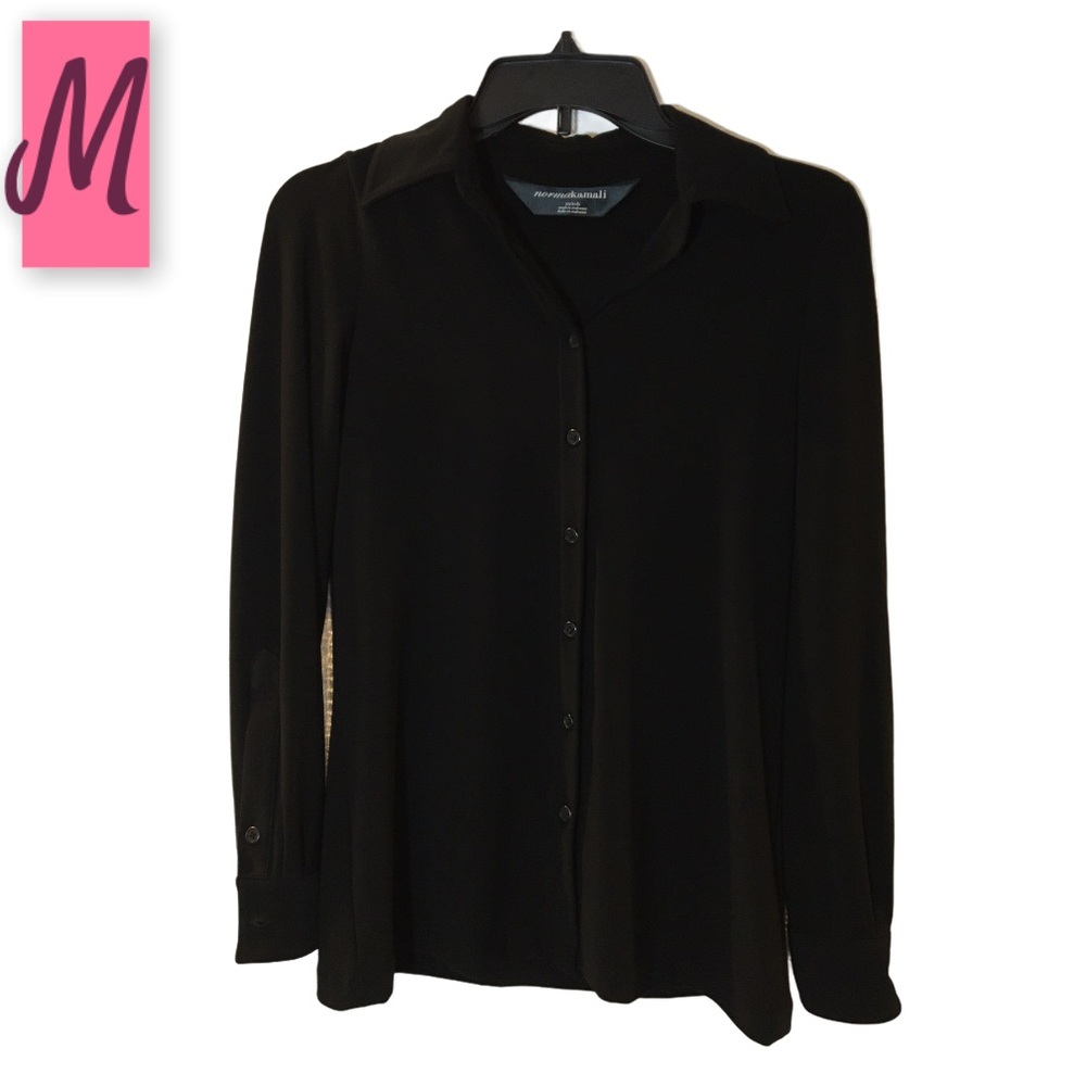 Norma Kamali Button down boyfriend shirt